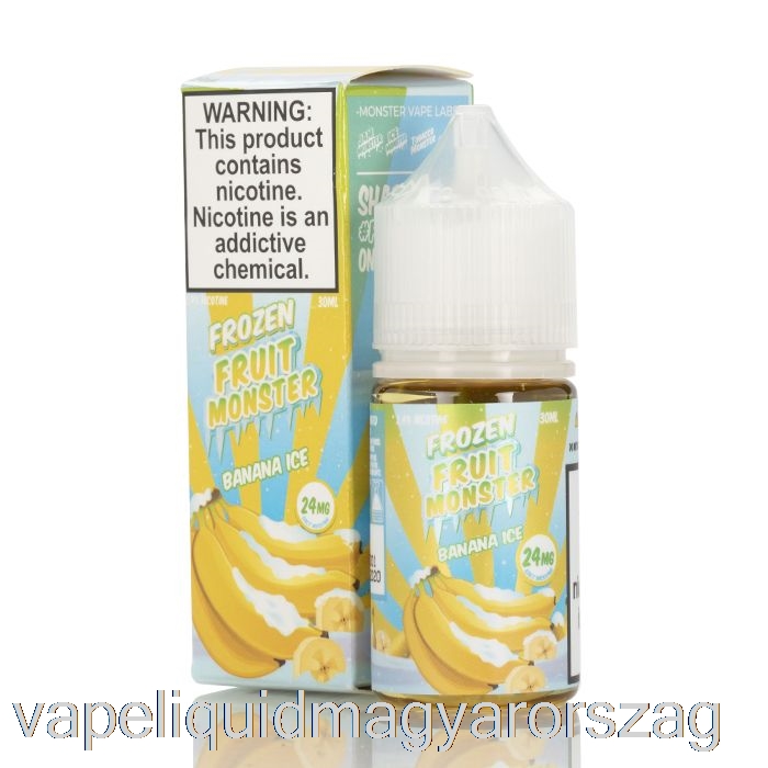 Jeges Banán - Fagyasztott Gyümölcs Szörny Só - 30 Ml 48 Mg-os Vape Toll